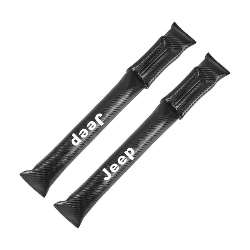 For Jeep Car Interior Seat Gap Plug Leather Filler Leakproof Pads For Jeep Grand Cherokee Wrangler JK Gladiator Compass Reneg