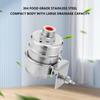 304 Stainless Steel Float Valve Fully Automatic 1/2 Inch Filling Valve Anti-Bump Water Inlet Floating Ball Valve for Water Tanks
