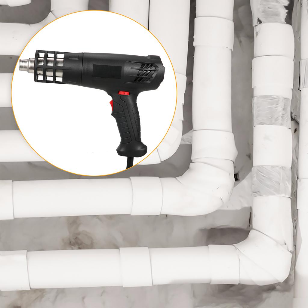 Машина горячего воздуха 1600-2000 Вт Комплект машины для нагрева горячим воздухом с двойной настройкой температуры (122℉~1012℉)