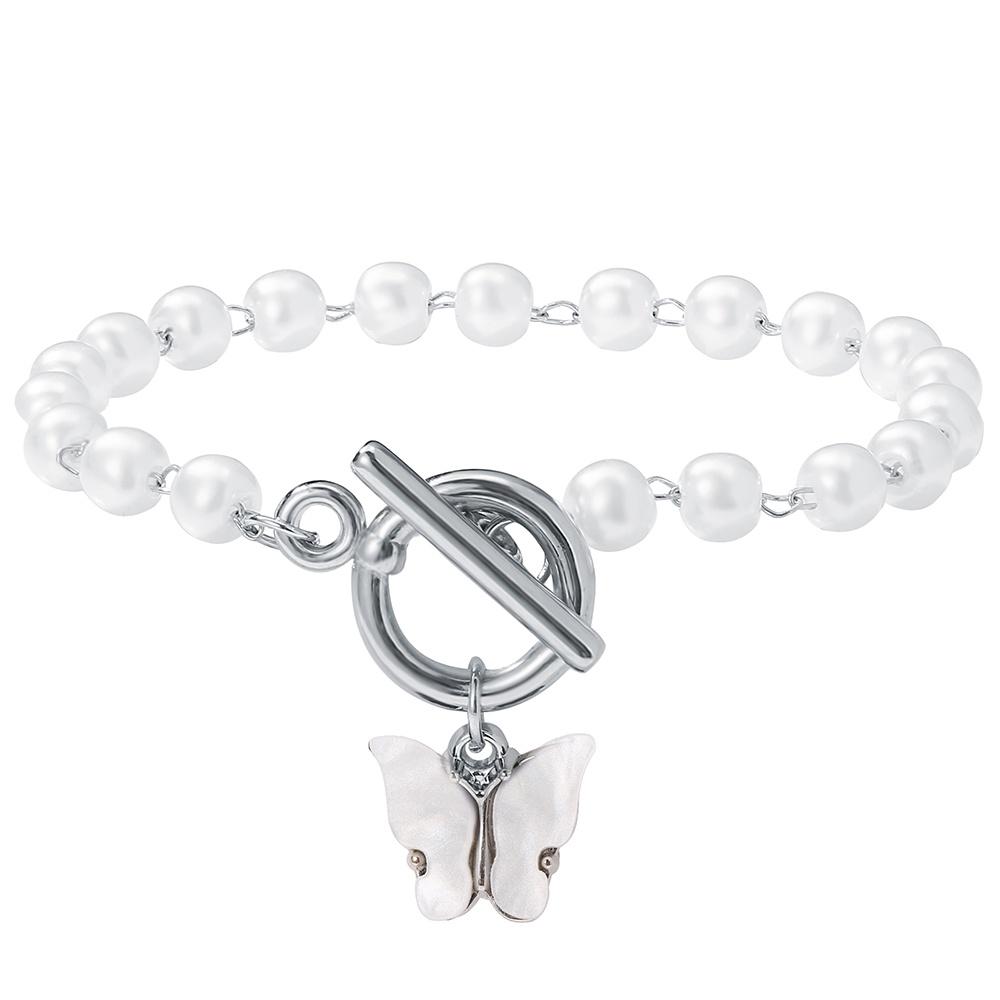 iF ME Женский браслет в стиле панк с серебряным сердечком, модный кулон, многослойные браслеты, ювелирные аксессуары, подарок