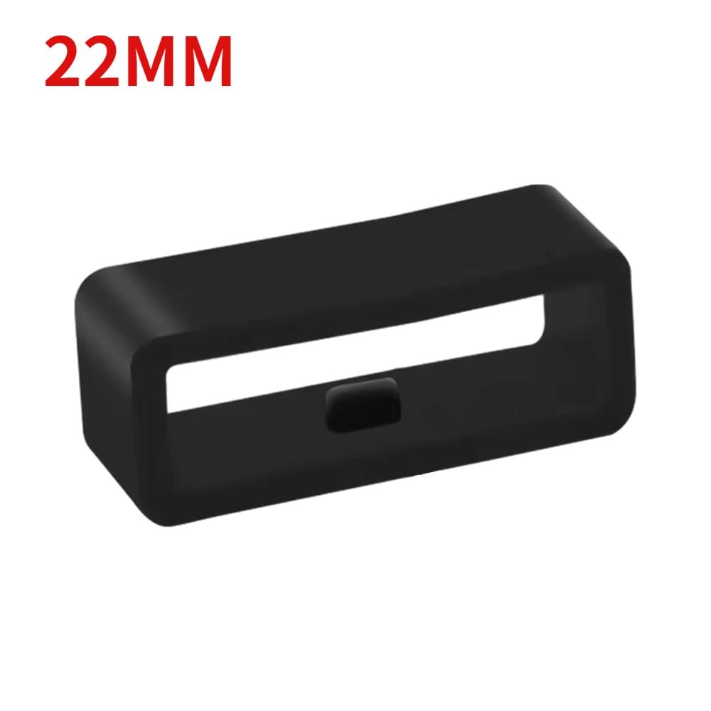 22MM 25MM 29MM Watchband Fixed Ring For Garmin Fenix 7 6 5 935 945x Smartwatch Accessories Watch Strap Silicone Rubber Loop 3