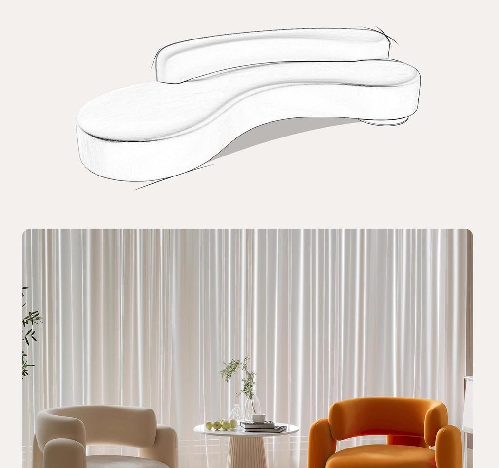 Elegant Single Sofa Chair Set for Balcony, Hotel, or Salon Lounge