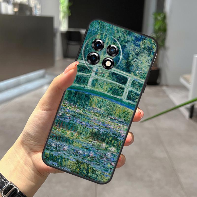 Масляная живопись Моне Чехол для OnePlus Nord CE 5 2 3 4 Lite N30 N20 OnePlus 15 13 12 11 9 10 Pro 10T 13R 15R