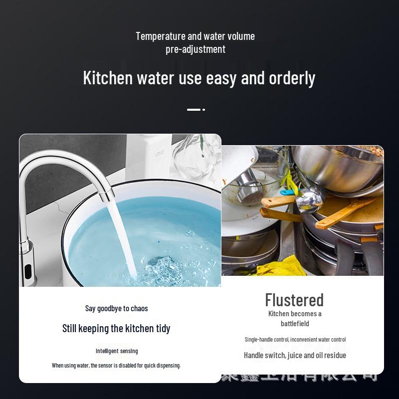 TLXT Automatic Sensor Faucet for Kitchen & Bathroom