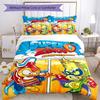 3pcs Superthings1 pattern bedding set duvet cover set includes duvet cover &pillowcases, perfect all season bedroom decoration & gift
