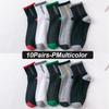 Высокое качество, 10 пар/лот, профессиональные мужские носки, удобные эластичные дышащие треккинговые велосипедные хлопковые носки для мужчин EU38-45