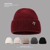 Women's Hat with Big Head and Face In Autumn and Winter Small Wool Hat with Versatile Warm Ear Protection Cold Hat Korean Bow Knit Hat