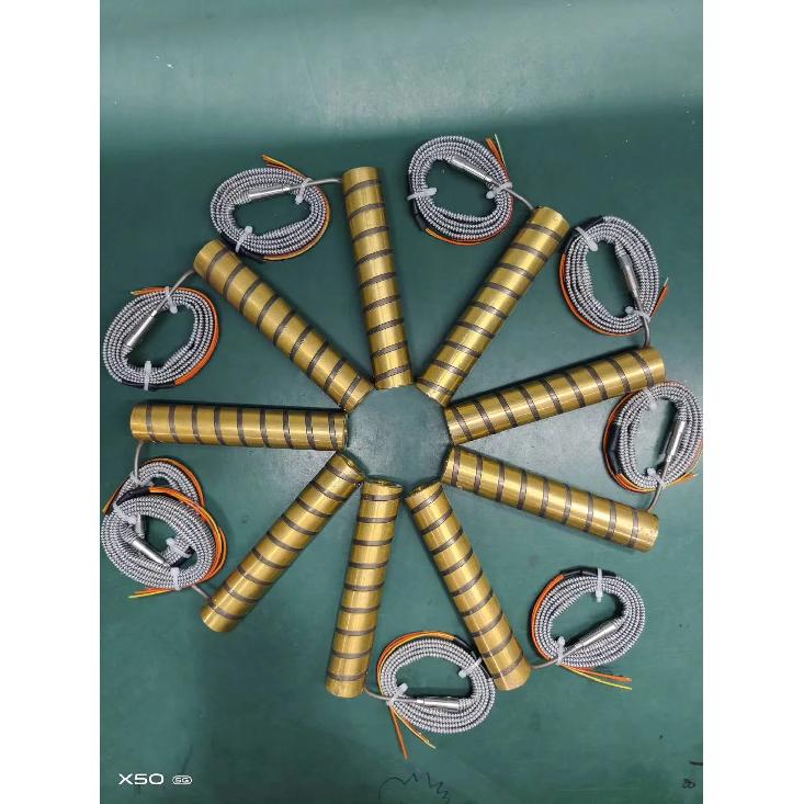 LJXH 20mm Electric Hot Runner Spiral Coil Nozzle Band Heaters with K Thermocouple 3x3 Cross Section