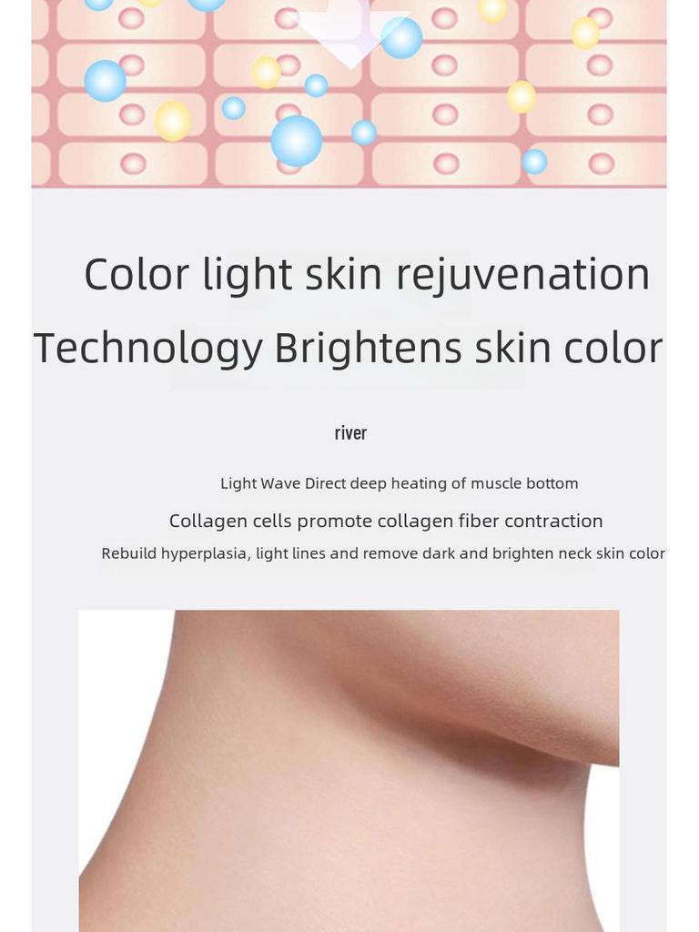 Устройство для микротоковой терапии лица и шеи EMS: Устраняет морщины на шее и носогубных складках, вибрирует для массажа, подтягивает и укрепляет кожу, борется с морщинами.