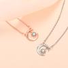 Korean Version of Unicorn Star and Moon Guarding Pendant Light Luxury Star and Moon Niche Design Sense Star and Moon Legend Collarbone Chain