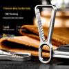 Pioneer EDC Титановый брелок Мужской поясной крючок для кемпинга и уличных аксессуаров