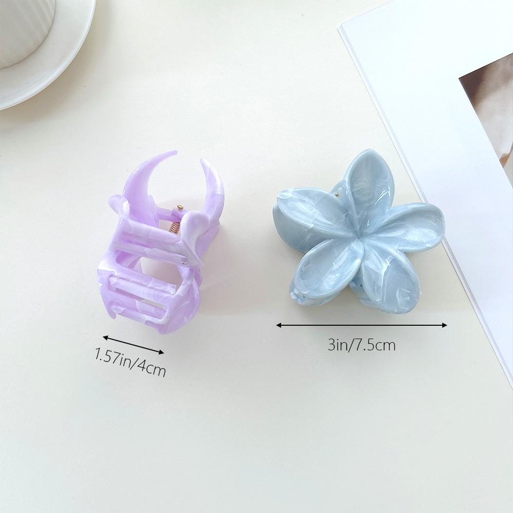 Mingyue Plumeria Gradient Hair Claw Clip