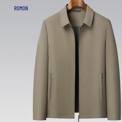 Мужская ветрозащитная, немнущаяся куртка в стиле business casual