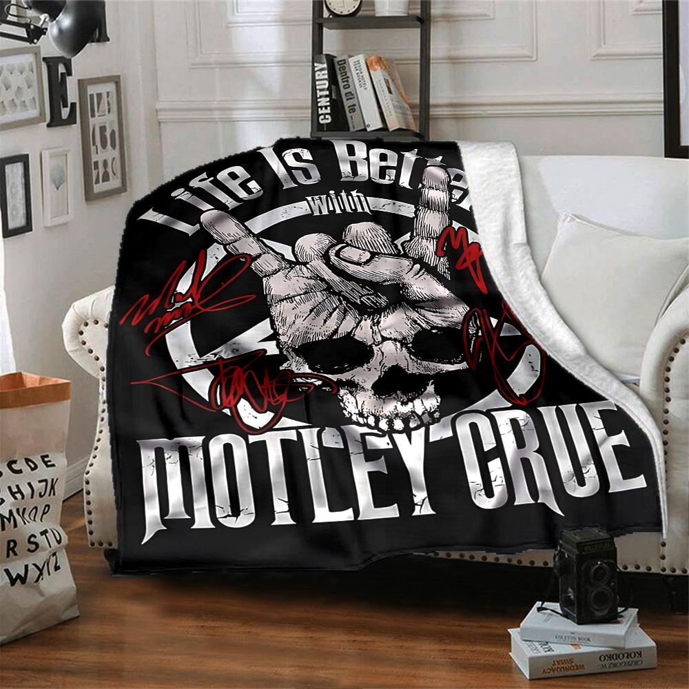 1pc dragon guitarThemed Blanket Soft Flannel All Season Cozy Throw with Bold Graphic Print, Travel, or Holiday Gift for Family & Friends