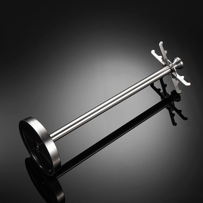 Стойка для кухонных принадлежностей из нержавеющей стали 304 в форме рога дракона, шесть крючков, вешалка для хранения бытовых лопаток, вращающаяся, тяжелая, подарки