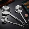 Stainless Steel Mesh Strainer Long Handle Fine Mesh Grease Foam Skimming Oil Filter Spoon Metal Sieve Colander Skimmer Kitchen Supplies