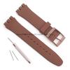 Мягкий силиконовый ремешок 12мм 16мм 17мм 19мм 20мм для Swatch, разноцветный прозрачный ремешок для часов, сменный ремешок, с инструментом