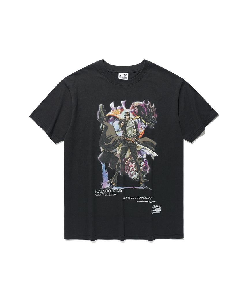NICEGHOSTCLUB Jojo's Bizarre Adventure: Stardust Crusaders Постер Jotaro Футболка_Черный(Ng2Gmut501E)
