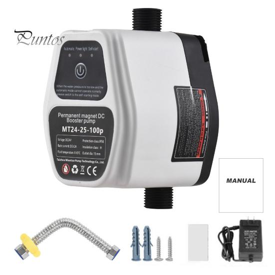 Автоматический портативный повысительный насос давления воды, 3 режима, регулируемый водонепроницаемый малошумный бытовой повысительный насос 100 Па
