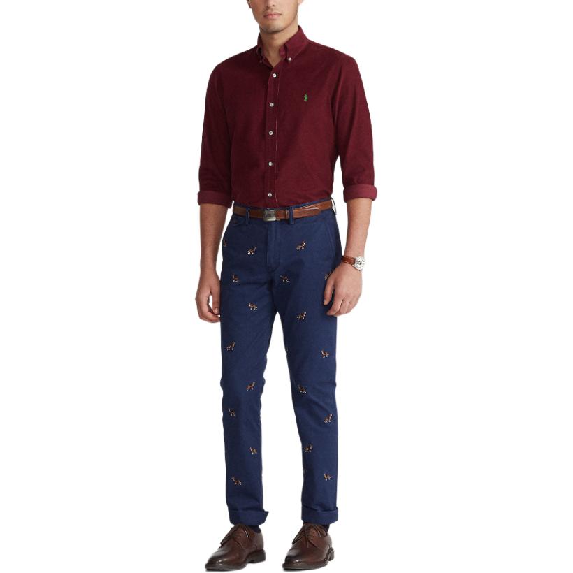 Polo Ralph Lauren Рубашка Мужская Красная 710815620-004