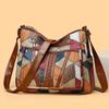 Women's Elegant Vintage Crossbody Bag Trendy HandBag Fashion Multi-pockets Shoulder Bag All-match Retro Crossbody Bag