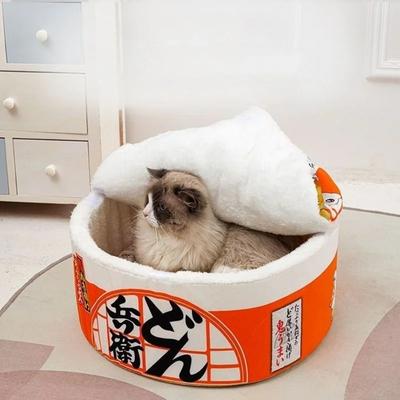 Домик для домашних животных, собак, кошек, будка, очень большой, лапша быстрого приготовления, теплый, гнездо для собак и кошек, кровати, подушка, теплый, закрытый, для сна кошек, товары для домашних животных