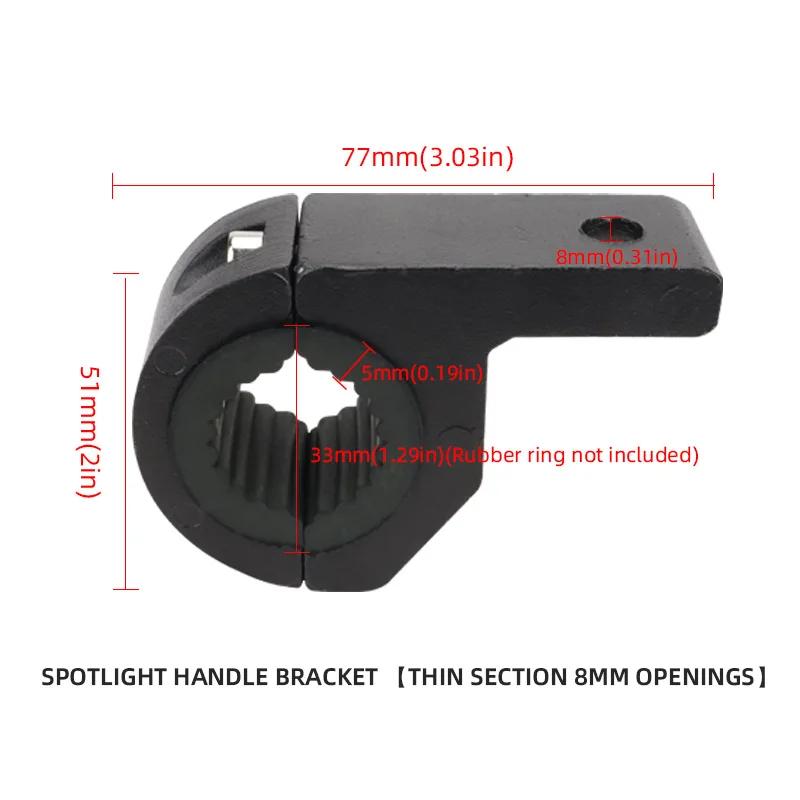 Кронштейны для фар мотоцикла из алюминиевого сплава, подставка для противотуманных фар мотоцикла, держатель лампы мото, аксессуары