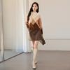 Retro hip leather skirt workwear short skirt
