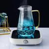 1,5 л цветной стеклянный чайник Diamond Glass, домашний графин для воды, термостойкий чайник, кувшин для горячей и холодной воды, кофейник