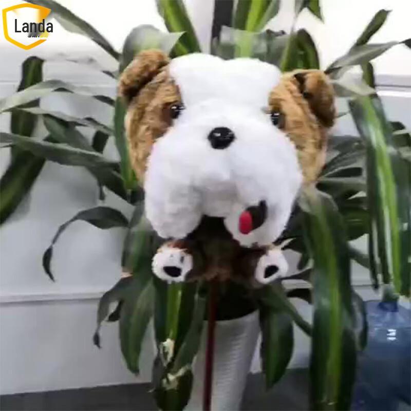 Чехол для головки клюшки-драйвера для гольфа Landar с мультяшным бульдогом