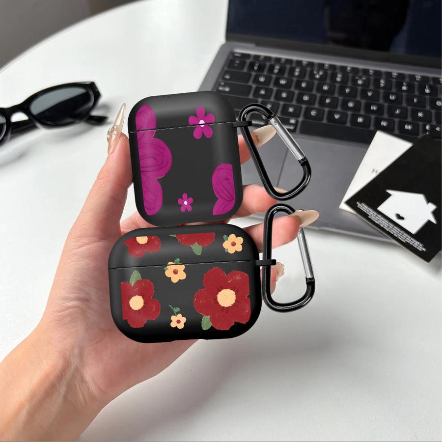 Чехол для Airpods Pro2 Pro3 3 4 2 1 Pro Чехлы для наушников Обложка Мультяшный Цветок