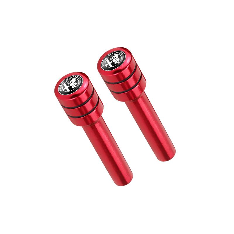 Для Alfa Romeo 2/4 шт. Штифт замка двери автомобиля Стержень замка двери Ручка двери Ручка для вытягивания Страховка безопасности Для Alfa Romeo serpent Giulia 159 156 MIT