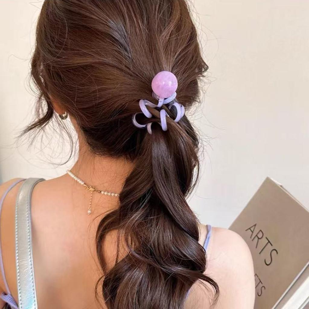 1 шт. желейно-цветная резинка для волос из бисера, высокоэластичная резинка для хвостика, плетеная контрастная повязка на голову, резинка для волос