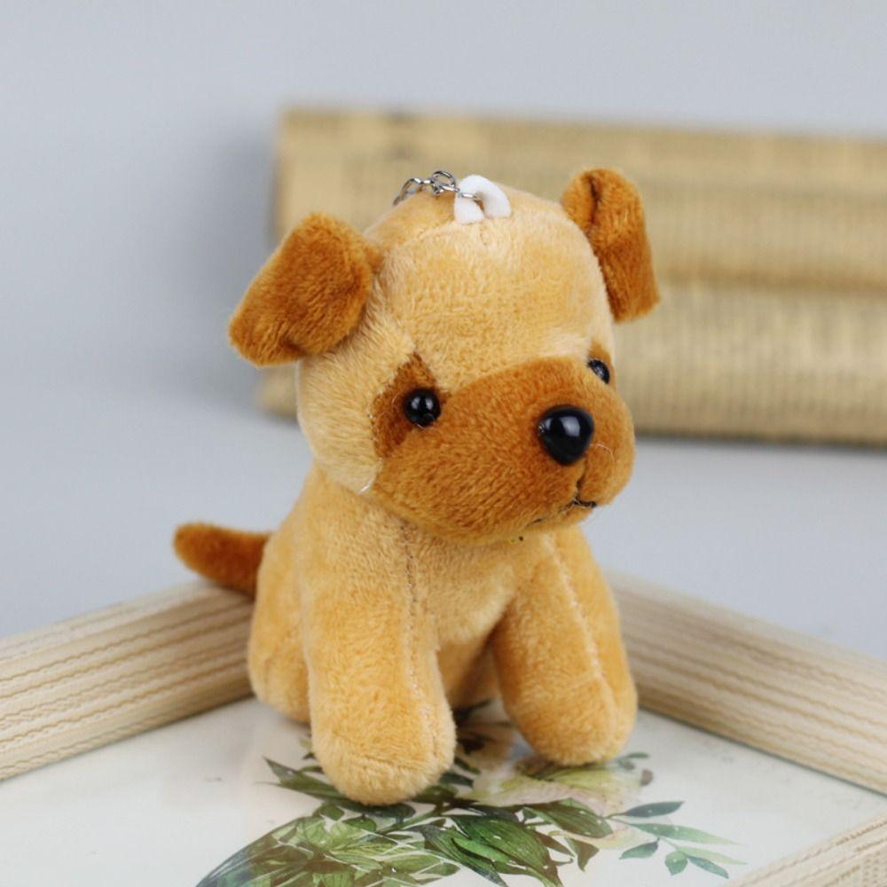 Cartoon Wolfhound Plush Toy Keychain Plush Doll Wolf Dog Stuffed Doll Key Ring Kid Gifts