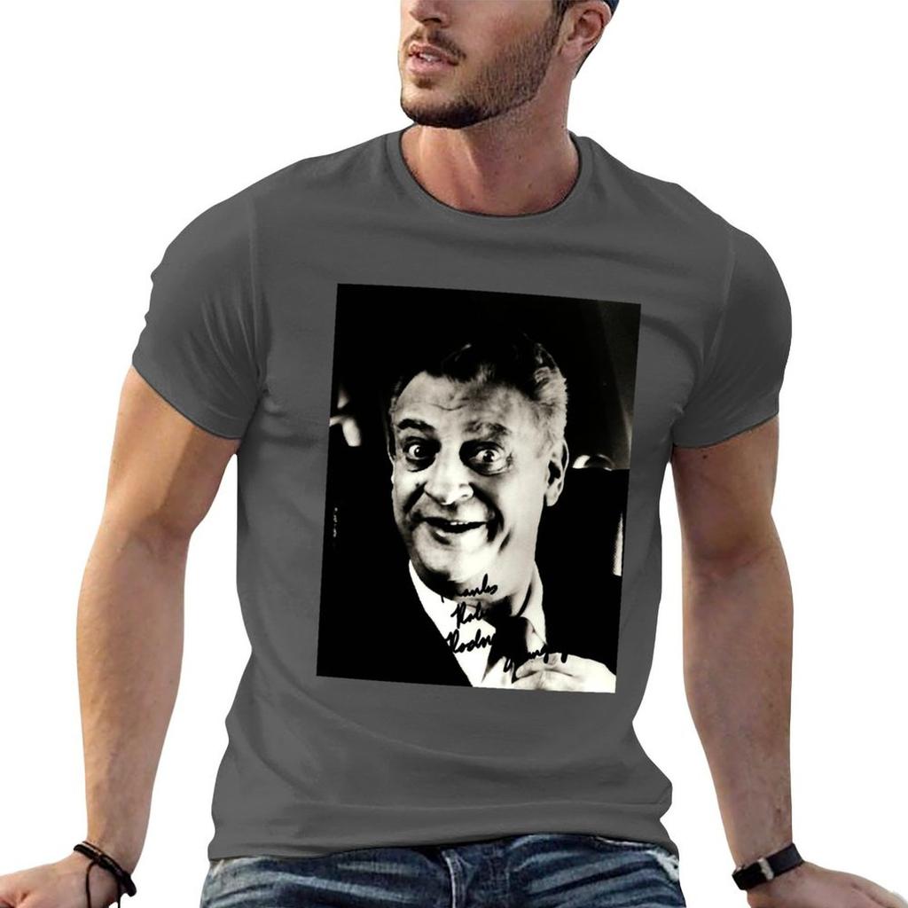 Music Vintage Retro Rodney Dangerfield Autographed Photo Bw QuotThanks RobertQuot Unofficial Uni TShirt
