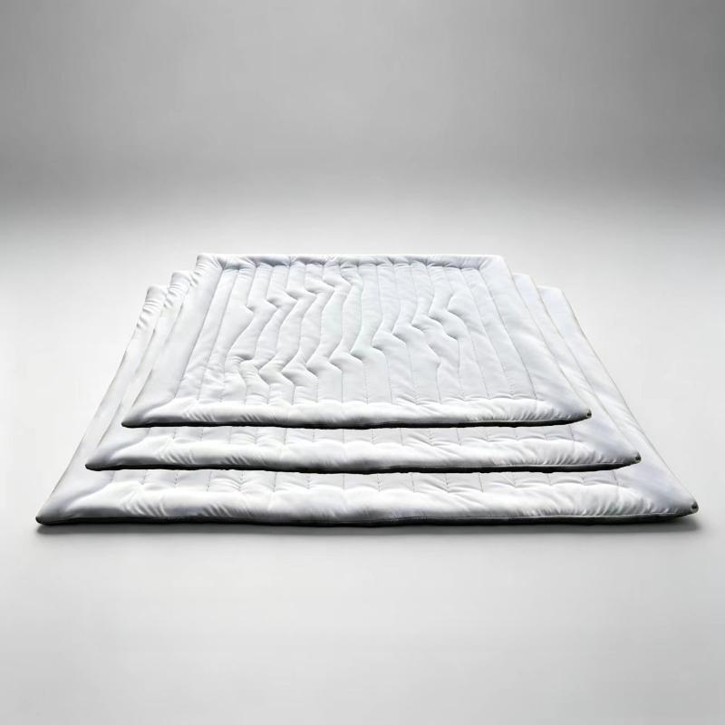 Foldable Dog Mat Reversible Ice Silk Cooling Warm Plush 4 Seasons Pet Bed Washable Portable Travel Pad For Car Crate Floor Home