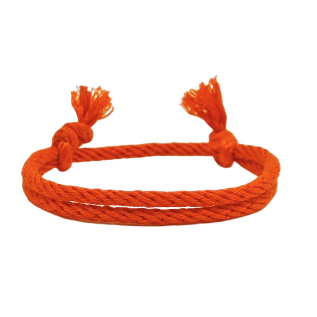 Плетеный браслет Регулируемый Плетеный Веревочный Шнурок Ручная Цепочка Шнур День Рождения Праздник Свадьба Работа Свидание Модные Украшения для