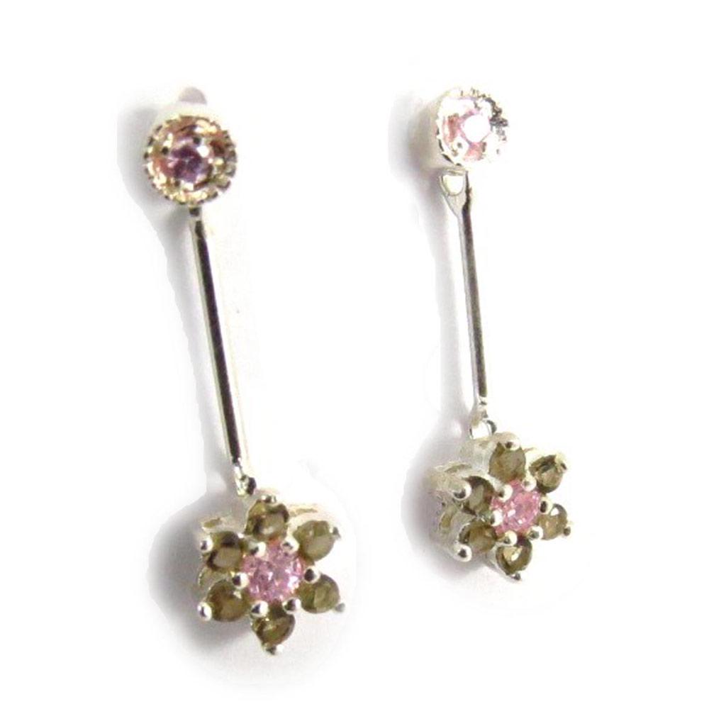 Les Trésors De Lily [D9576] — BO Silver 'Flora' Розовый Коричневый