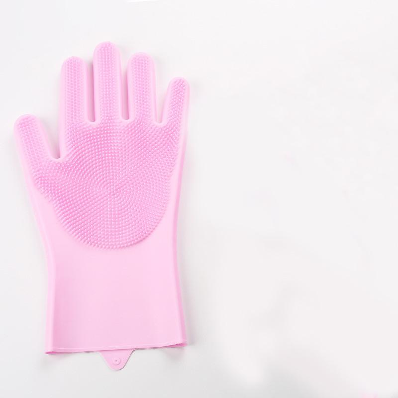 Pet Bathing Gloves Dog Cat Bathing Artifact Anti-scratch and Anti-bite Teddy Golden Bristle Rubbing Bath Extended Cleaning Brush
