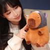 Кукла Капибара 22 см в мультяшной шляпе Пикачу Стич Куроми Мягкие игрушки Мягкие игрушки Милая мультяшная кукла Капибара Подарок