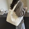 Simple Commuter Leisure Large-capacity Tote Canvas Bag High-value Literary College Student Class Women's Shoulder Bag Bag