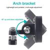 Aluminum Alloy Bike Taillight Bracket Adjustable MTB Light Holder for Garmin Varia Radar Commuting