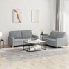 VidaXL Sofa Set with 2 Pcs Cushions, Sofas with Armrests and Backrest, Furniture Set, Living Room Furniture 3201274
