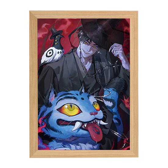 Картина Лампа Перезаряжаемый Светодиодный Свет Светящийся Настенный Художественный Свет Яркий Цвет Художественное Освещение Ночник