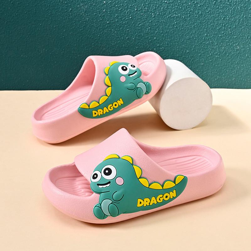 Летние Милые Удобные Детские Тапочки Для Мальчиков И Девочек С Нескользящей Мягкой Подошвой из ЭВА