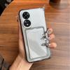 Прозрачный противоударный чехол для OPPO A60, A58 4G, A38 4G, A18 4G с держателем для карт