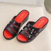 Women's High Heel Slippers Summer Wear Thick Bottom Fashion Home Non-Slip Mother Shoes Soft Bottom Social Wedge Women Sandals