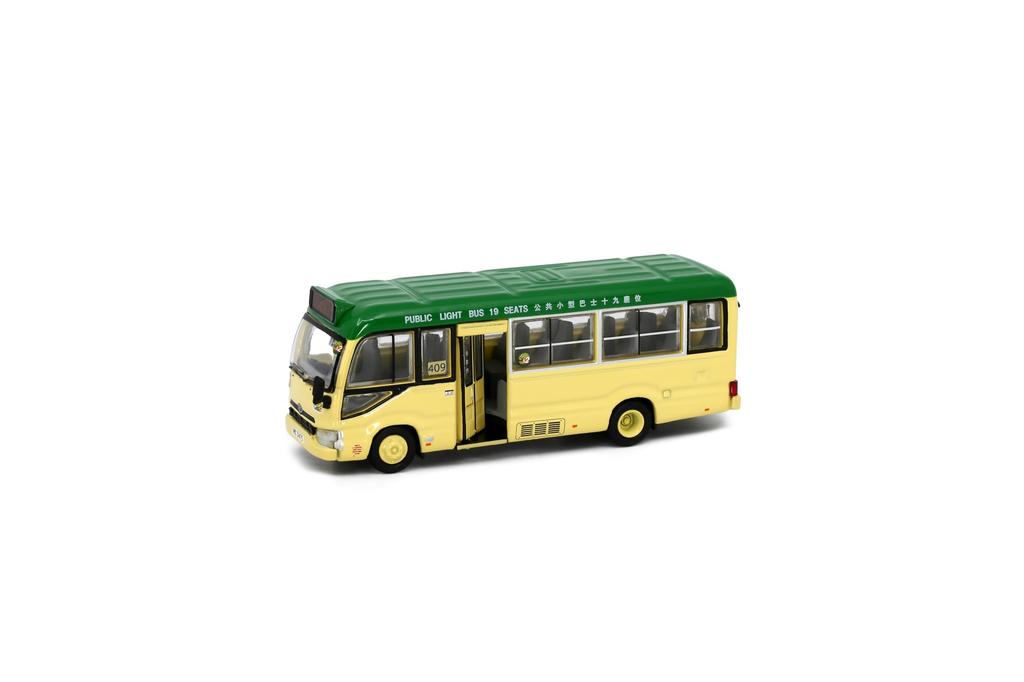 Tiny City Toyota Coaster Green Diecast Model Car No.180 (B70) Minibus, (19 Seats),