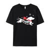 Dachshund Through The Snow Doxie Dog Lovers Christmas T-Shirt Tops Shirts Cheap Cotton Printed Men's New Fashion T-Shirt