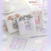 Sweet Furry Kpop Photocard Holder for Student Plush Cartoon Puppy Cat Photo Card Organizer Cute Card Display Binder Collection